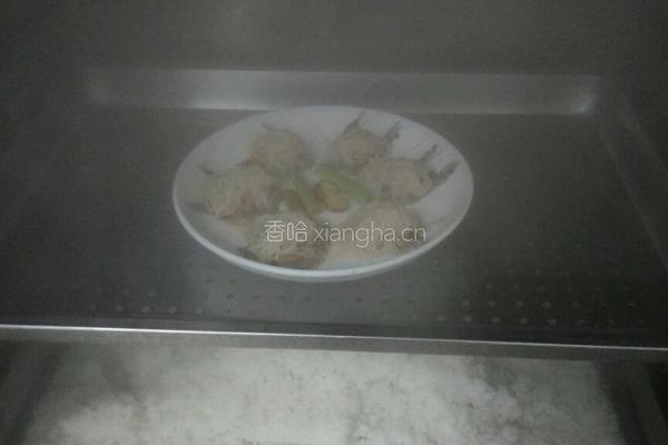 蒜茸粉丝开边虾的做法图解3