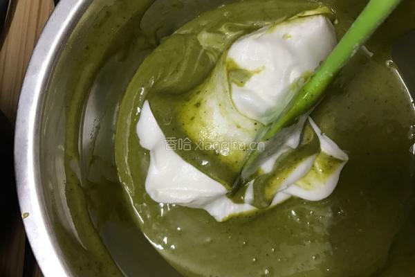 抹茶戚风蛋糕8寸的做法图解12