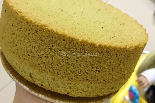 抹茶戚风蛋糕8寸的做法图解18