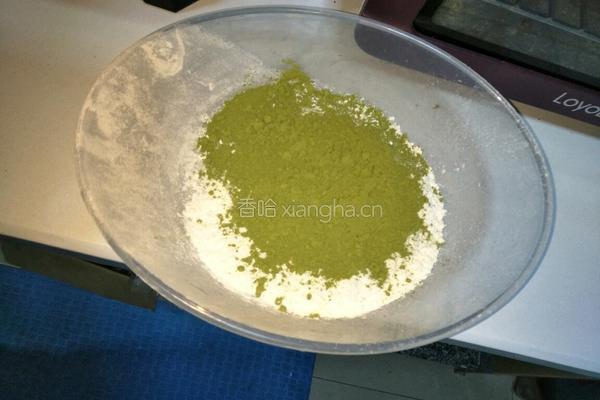 10寸抹茶戚风蛋糕的做法图解6
