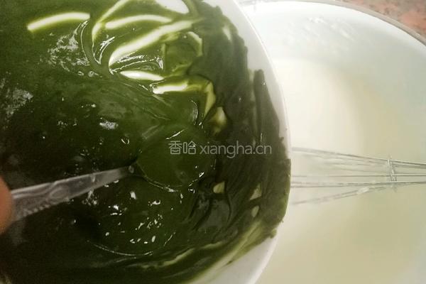 抹茶芝士蛋糕(减糖版)的做法图解6