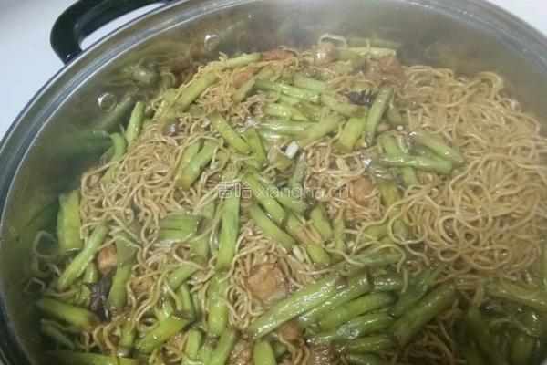 豆角蒸面条的做法图解10