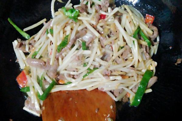 清笋牛肉丝的做法图解6