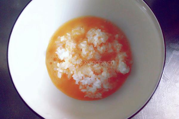 洋葱圈鸡蛋米饭饼的做法图解4