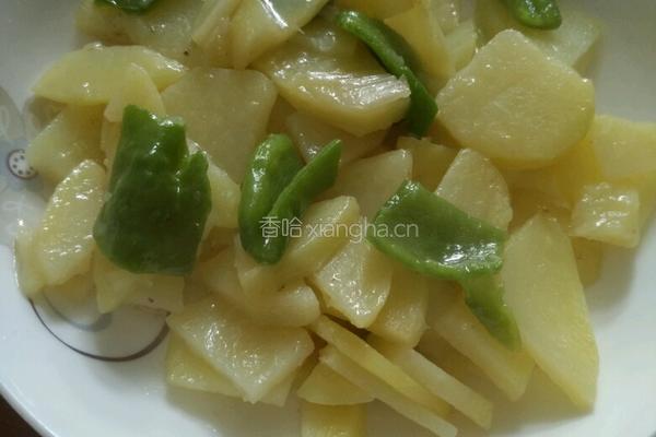 青椒炒土豆片的做法图解7