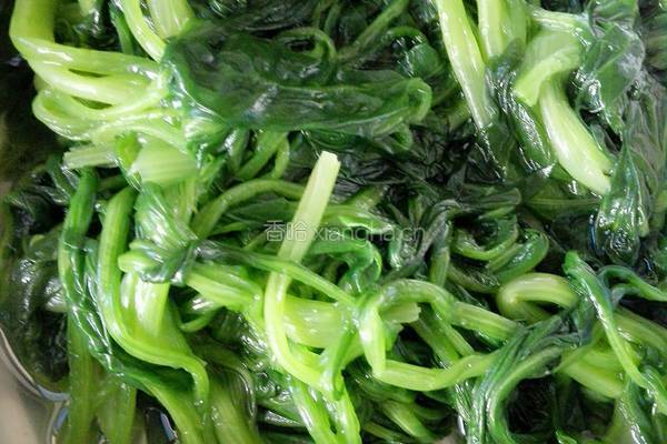 凉拌菠菜豆芽的做法图解4