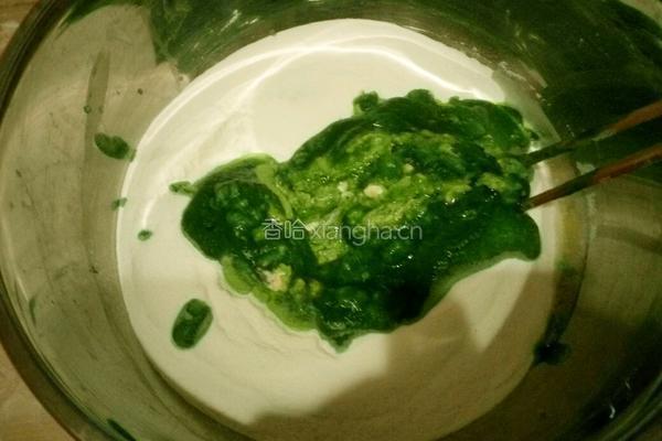菠菜馒头的做法图解5