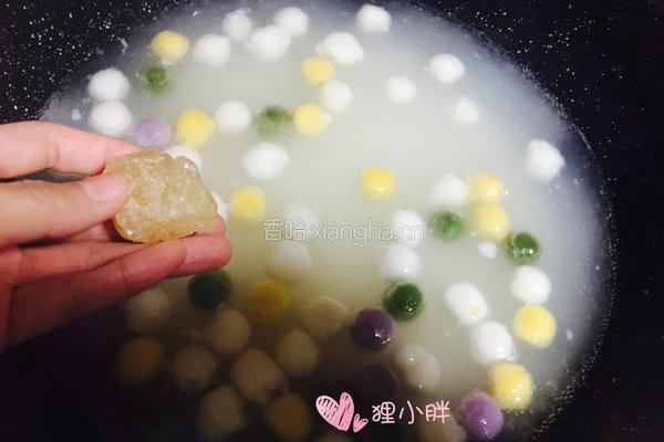 米酒汤圆的做法图解4