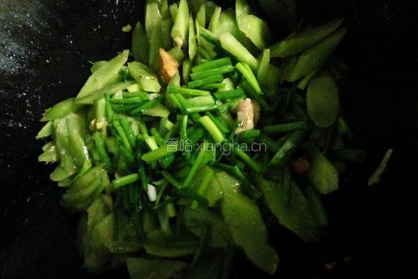 香葱莴笋肉的做法图解6