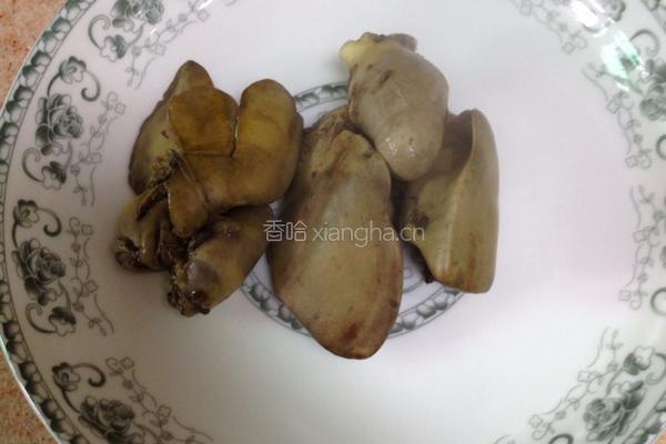小拌鸡肝的做法图解4
