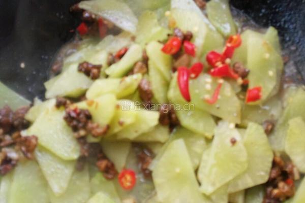 肉末炒莴笋的做法图解7