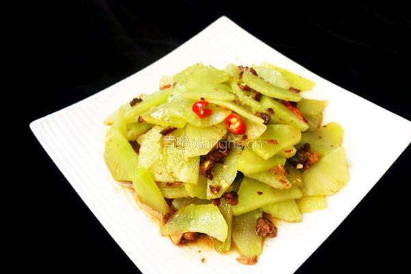 肉末炒莴笋的做法图解9