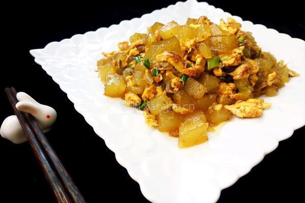 鸡蛋炒凉粉的做法图解10