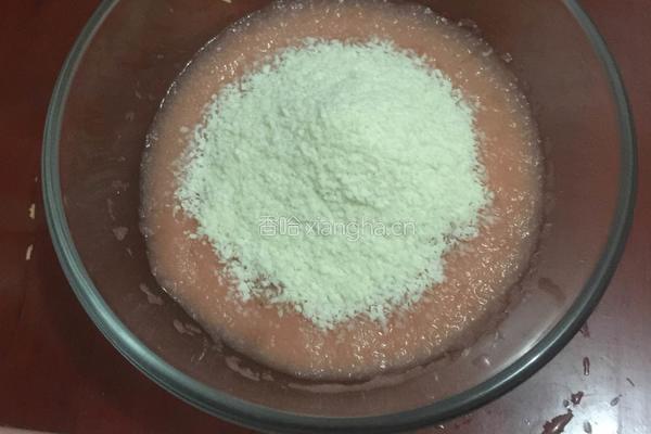 苹果草莓泥拌米粉的做法图解4