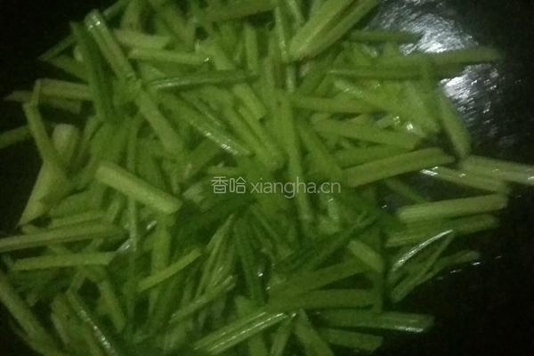 清炒香芹鸡蛋的做法图解9