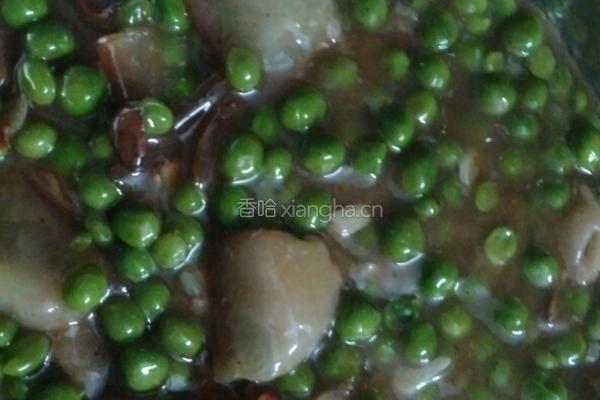 腊肉焖豌豆的做法图解10