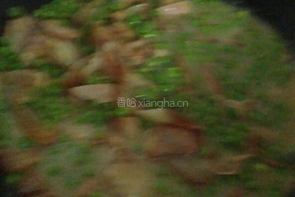 腊肉焖豌豆的做法图解9