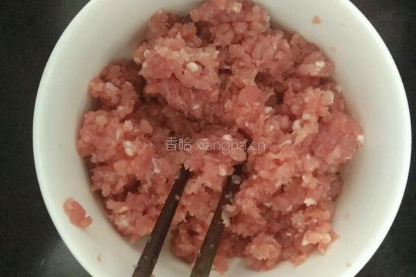 可包饺子与馄饨的肉馅的做法图解5