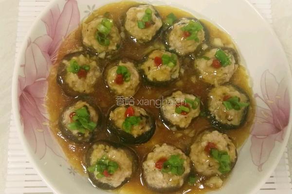 香菇酿肉的做法图解8