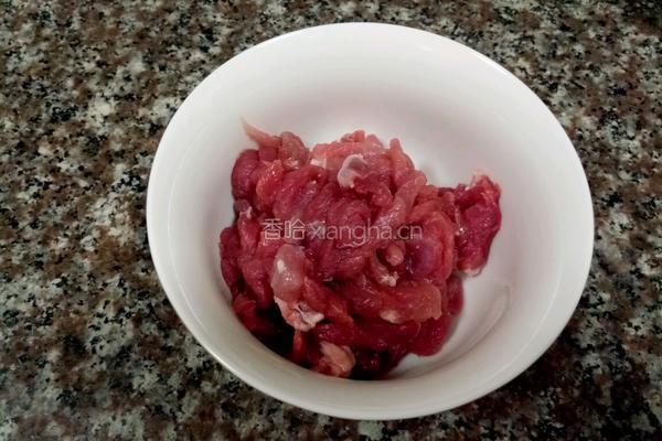 蘑菇肉丝的做法图解3