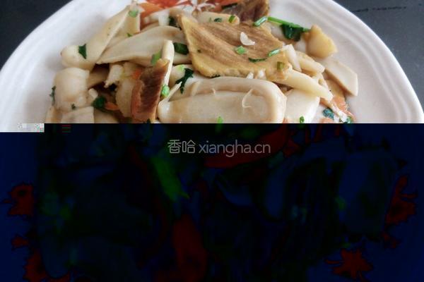鸡腿菇炒肉片的做法图解7