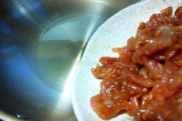 苦瓜炒肉的做法图解8
