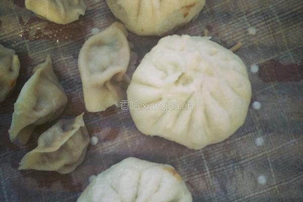 早餐皮蛋粥＋煎包子的做法图解5
