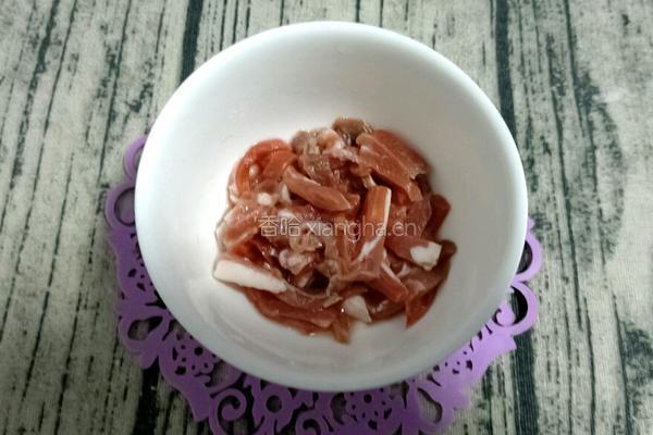 小瓜胡萝卜炒肉丝的做法图解3