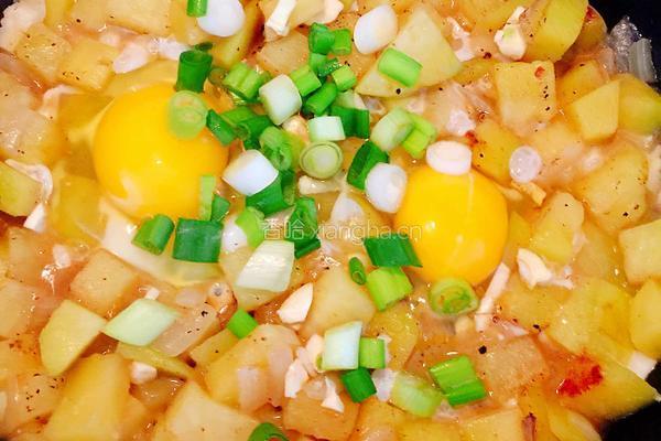芝士培根土豆早餐的做法图解7