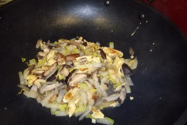 香菇娃娃菜炒银丝面的做法图解14