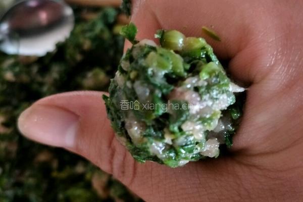 荠菜丸子的做法图解6