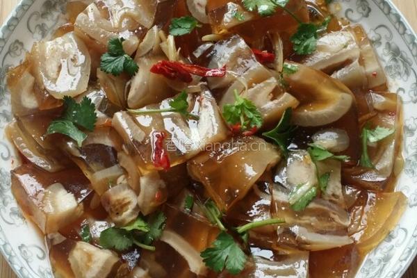 凉拌肉皮冻的做法图解8