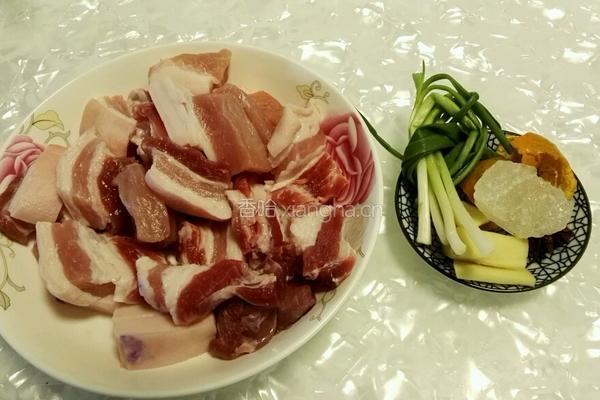 陈皮红烧肉的做法图解1