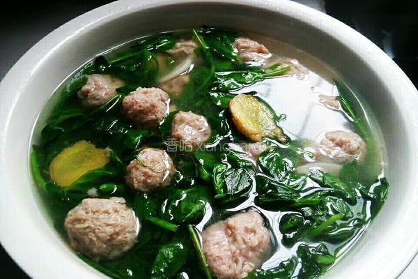 豌豆尖丸子汤