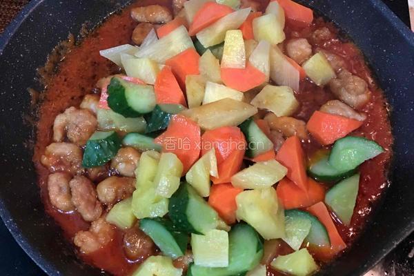 菠萝咕老肉的做法图解10