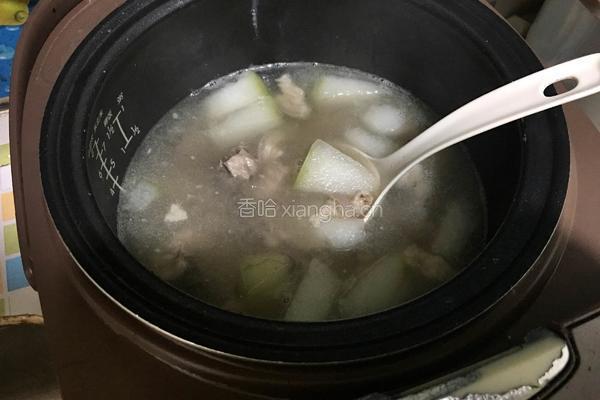 冬瓜排骨汤的做法图解6