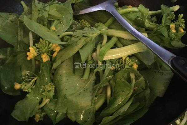 豆腐炒青菜的做法图解4