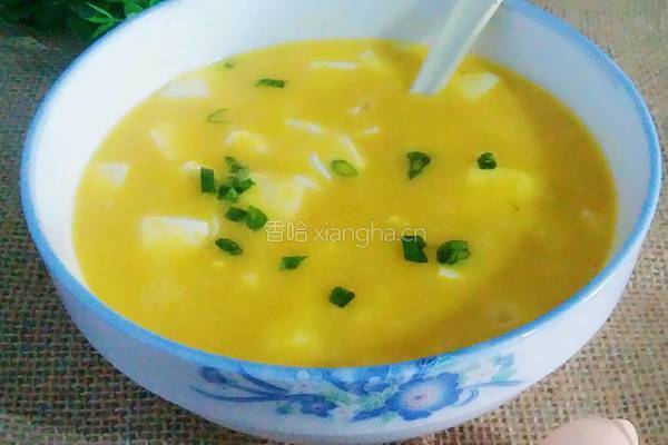 咸蛋黄煲豆腐的做法图解10