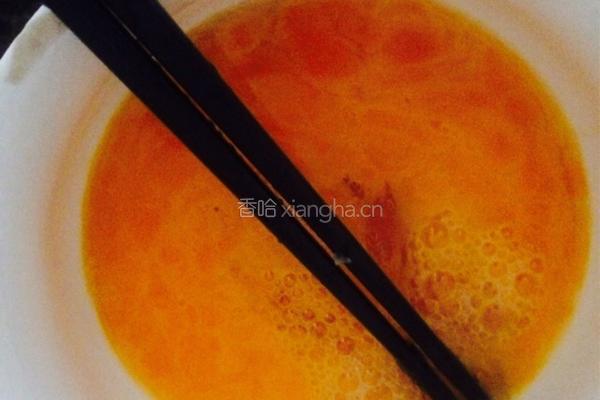 艾叶煎蛋的做法图解3