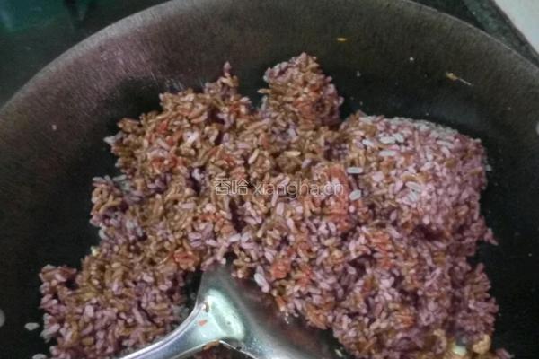 彩色粗粮炒饭的做法图解9