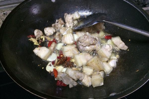 猪肉炖粉条的做法图解6