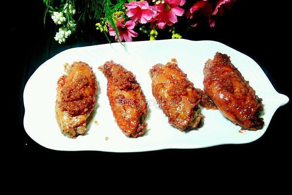 粉蒸乳汁鸡翅的做法图解8