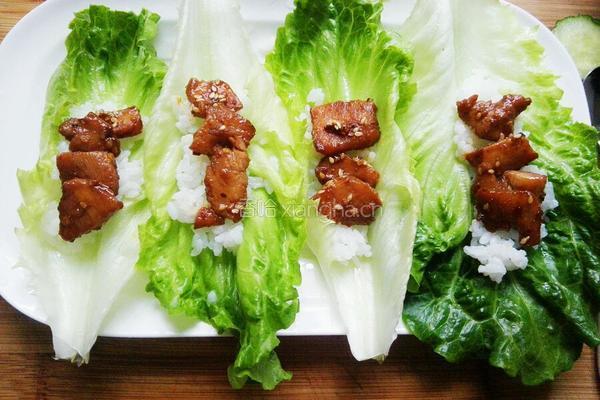 鸡肉生菜卷的做法图解12