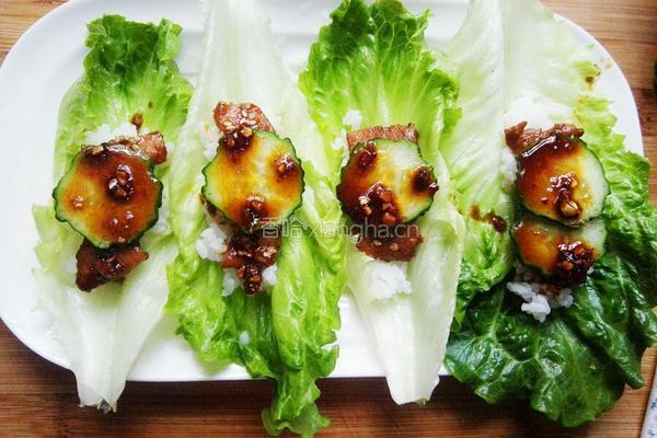 鸡肉生菜卷的做法图解14