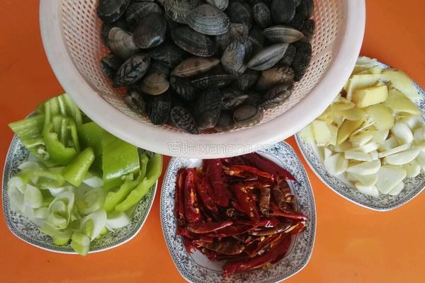 辣炒花蚬子的做法图解3