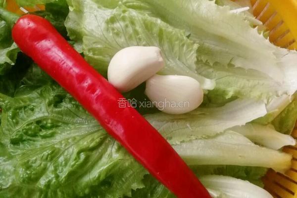 白灼生菜的做法图解1
