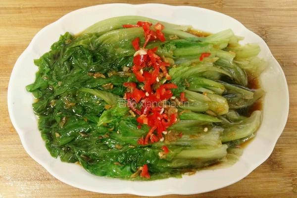白灼生菜的做法图解8