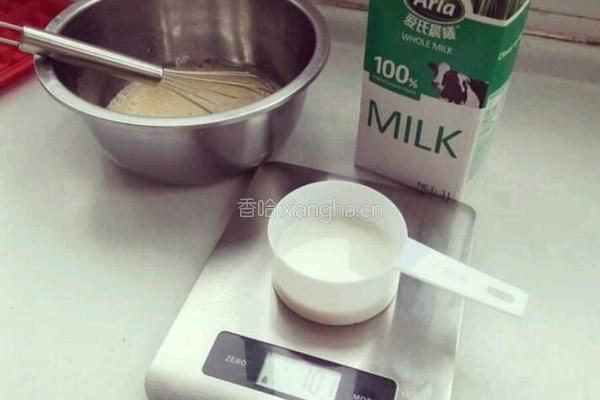 华夫饼（无泡打粉） 平底锅版的做法图解5