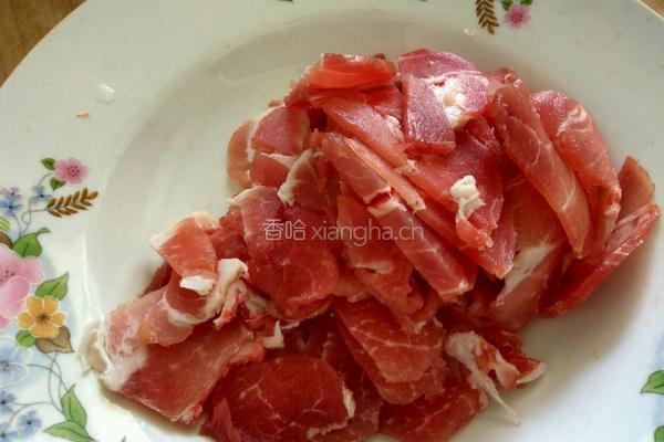孜然肉片的做法图解2