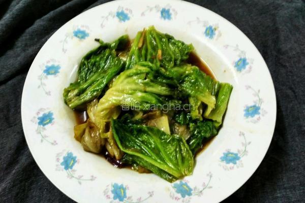 蚝油生菜的做法图解9